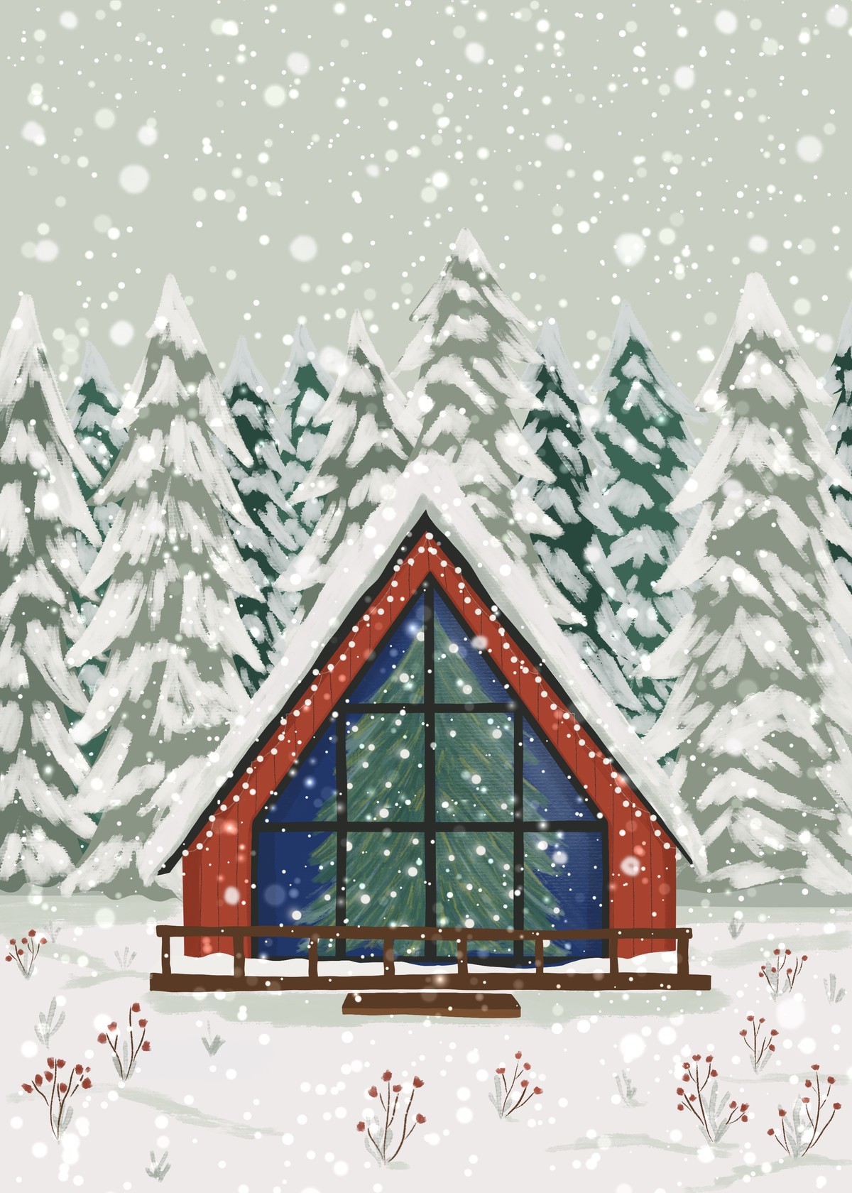 Winter Cabin