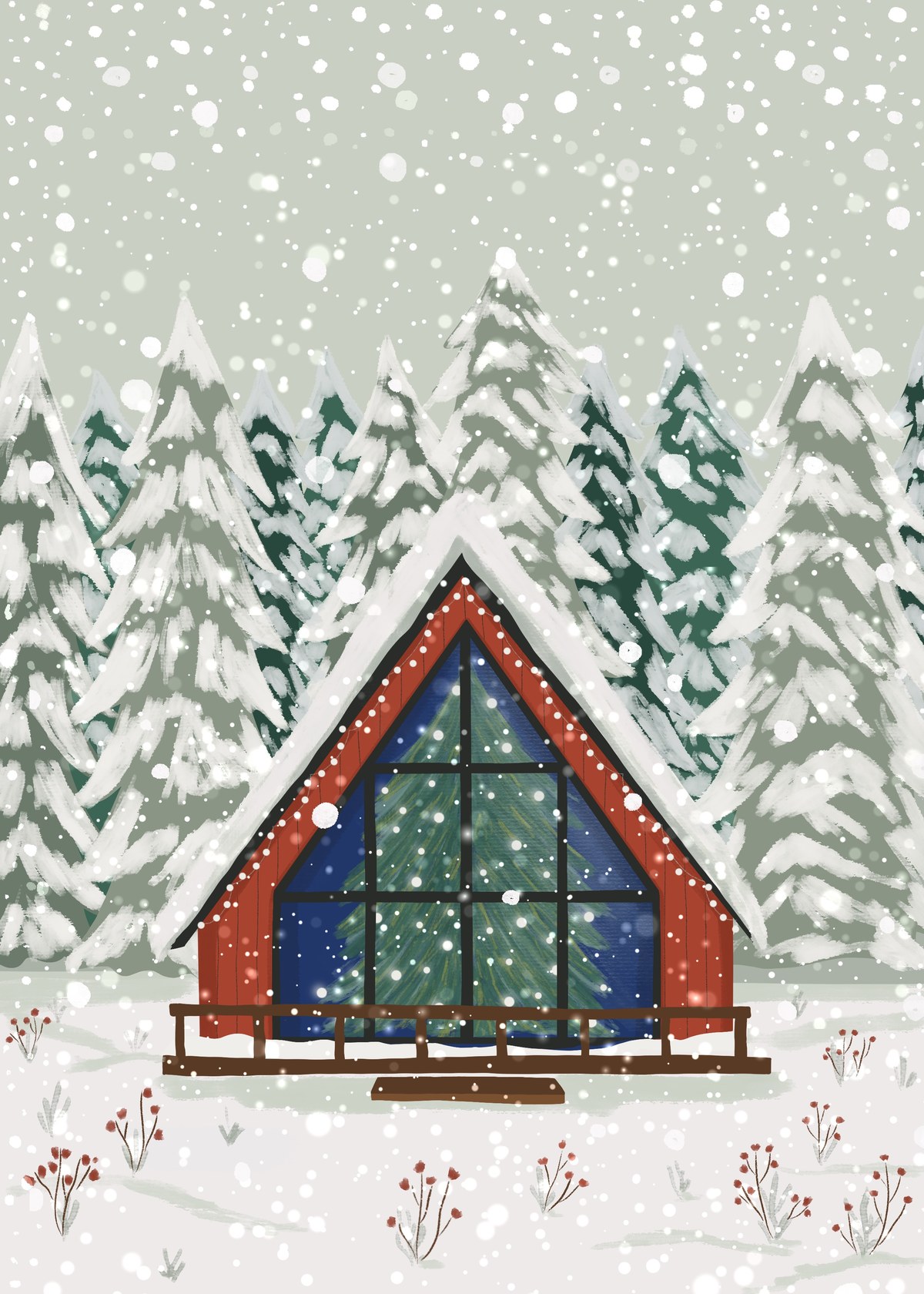 Winter Cabin